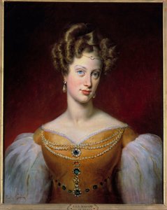 Porträt von Marie Caroline, Prinzessin von Bourbon - Sizilien und Herzogin von Berry (1798-1870)