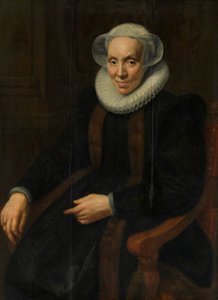 Porträt von Maria van Utrecht (ca. 1552/53-1629) von Paulus Moreelse