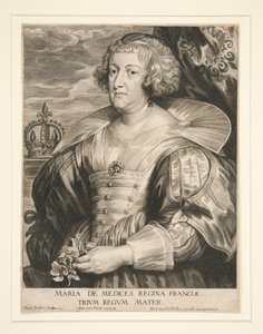 Marie de Medici von Paulus Pontius