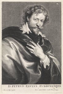 Porträt des Malers Peter Paul Rubens von Paulus Pontius