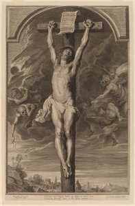 Christus am Kreuz von Paulus Pontius, after Sir Peter Paul Rubens
