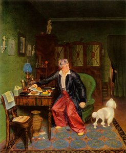 Ein Aristokrat frühstückt, oder Seide auf dem Magen und nichts im Inneren, 1849-1850