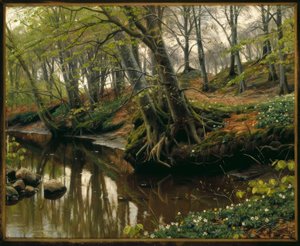 Frühlingstag am Waldesrand von Peder Monsted