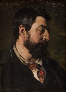 Porträt des französischen Malers Alfred Guillou