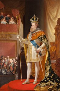Kaiser Peter II. von Brasilien bei der Eröffnung der Generalversammlung