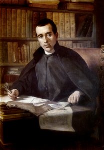 Porträt des spanischen Philosophen und Priesters Jacques Balmes i Urpia (1810-1848), spätes 19. Jahrhundert von Pedro Borrell y del Caso