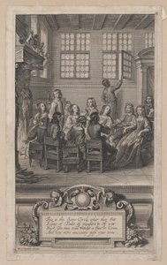 Die Familie von William Cavendish, Marquess of Newcastle-upon-Tyne, 1656 von Peeter Clouwet