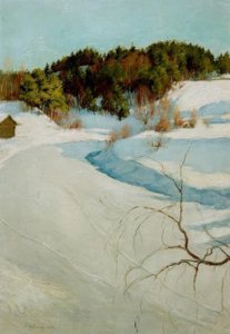 Winterlandschaft bei Myllykyla