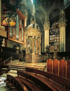 Mailänder Dom, Presbyterium mit Tabernakel, von Pellegrino Tibaldi