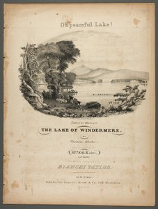 Oh Friedlicher See! Zeilen geschrieben am See von Windermere