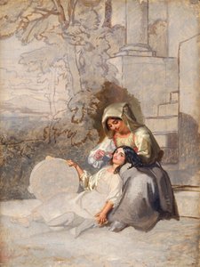 Italienische Bauern, 1820-1885 von Penry Williams