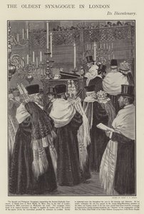Zweihundertjahrfeier der spanischen und portugiesischen Synagoge, der ältesten Synagoge in London