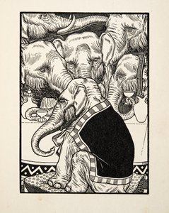 Eine Komödie der Vierfüßler, aus Hundert Anekdoten über Tiere, veröffentlicht 1924