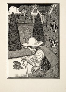 Ein treuer Begleiter, aus Hundert Anekdoten über Tiere, veröffentlicht 1924