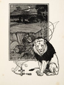 Ein glücklicher Geleitschutz, aus Hundert Anekdoten über Tiere, veröffentlicht 1924 von Percy J. Billingshurst