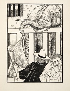 Ein Sinn für Lächerlichkeit, aus Hundert Anekdoten über Tiere, veröffentlicht 1924 von Percy J. Billingshurst