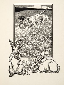 Ein schlaues Paar, aus Hundert Anekdoten über Tiere, veröffentlicht 1924 von Percy J. Billingshurst