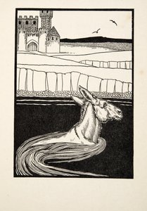 Ein verlassener Esel, aus Hundert Anekdoten über Tiere, veröffentlicht 1924 von Percy J. Billingshurst