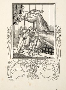 Hilfe für die Alten, aus Hundert Anekdoten über Tiere, veröffentlicht 1924 von Percy J. Billingshurst