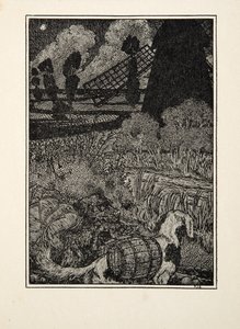 Hunde-Schmuggler, aus Hundert Anekdoten über Tiere, veröffentlicht 1924 von Percy J. Billingshurst