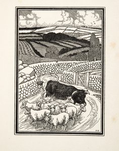 Auf dem Weg zum Markt, aus Hundert Anekdoten über Tiere, veröffentlicht 1924 von Percy J. Billingshurst