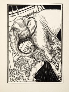 Edle Ausdauer, aus Hundert Anekdoten über Tiere, veröffentlicht 1924 von Percy J. Billingshurst