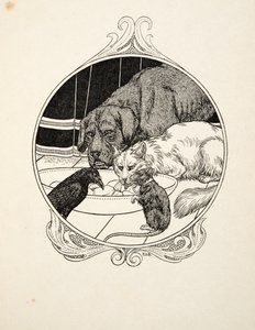 Seltsame Bruderschaft, aus Hundert Anekdoten über Tiere, veröffentlicht 1924 von Percy J. Billingshurst