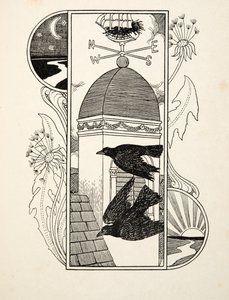 Seltsame Saatkrähen, aus Hundert Anekdoten über Tiere, veröffentlicht 1924 von Percy J. Billingshurst