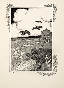 Der Schweinezeiger, aus Hundert Anekdoten über Tiere, veröffentlicht 1924 von Percy J. Billingshurst