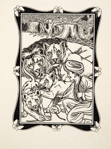 Die Rechte der Gastfreundschaft, aus Hundert Anekdoten von Tieren, veröffentlicht 1924 von Percy J. Billingshurst