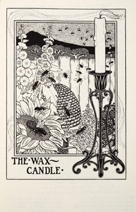 Die Wachskerze, aus Fontaine Fables, veröffentlicht 1905 von Percy J. Billingshurst