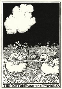 Fabeln von La Fontaine: Die Schildkröte und die zwei Enten