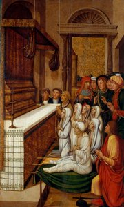 Sechs Auferstehungen vor den Reliquien des heiligen Stephanus von Pere (c.1502 1546) Gasco