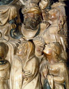 Geschnitzte Figuren von der Predella des Hauptaltars der Kathedrale von Tarragona