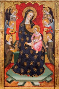 Madonna mit musizierenden Engeln