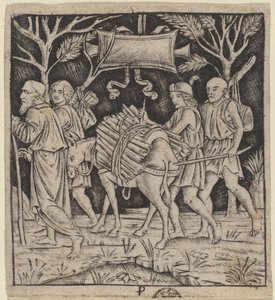 Abraham und Isaak auf dem Weg zum Berg Moriah