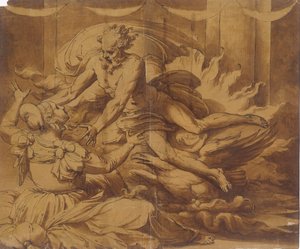 Jupiter erscheint Semele von Perino del Vaga