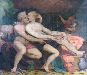 Jupiter und Danae, ca. 1533-1534