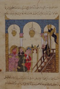 Abu-Zayd predigt in der Moschee von Samarkand aus 