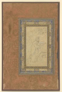 Ein alter Mann trägt eine Schüssel, ca. 1610-15