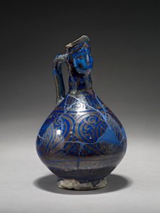Krug mit Menschenkopf, Iran, frühes 14. Jahrhundert
