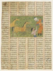 Rustam fängt sein Pferd Rakhsh