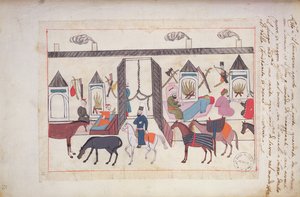 Halt am Karawanserei von Persian School
