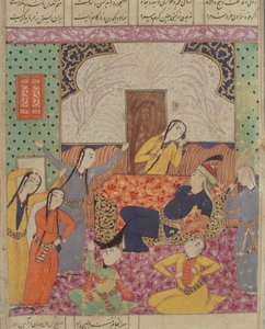 Die Klage von Farude, Illustration aus dem Shahnama (Buch der Könige) von Abul-Qasim Manur Firdawsi