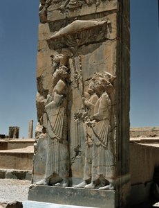 Ansicht des Tripylon des Darius-Palastes, 6. Jahrhundert v. Chr.
