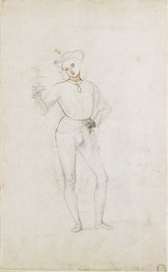 Studie für eine Figur in einer Anbetung der Könige