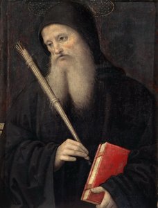 Heiliger Benedikt Predella des San Pietro Polyptychons, ca. 1497