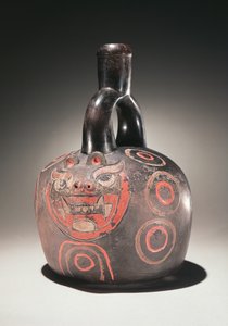 Gefäß mit Puma, Chavin-Kultur, ca. 90 v. Chr. von Peruvian School