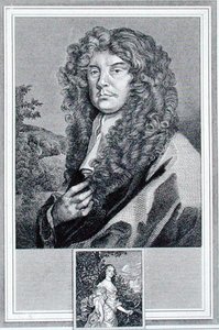 Selbstporträt, graviert von J. Corner von Peter (after) Lely