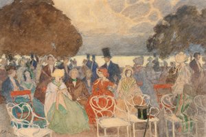 Eine Gartenparty von Peter Alexandrovich Nilus